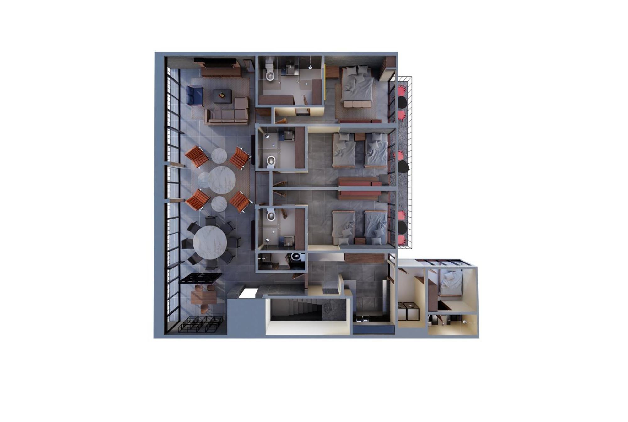 Capitalia - Luxury Apartments - Polanco Moliere Мехико Номер фото
